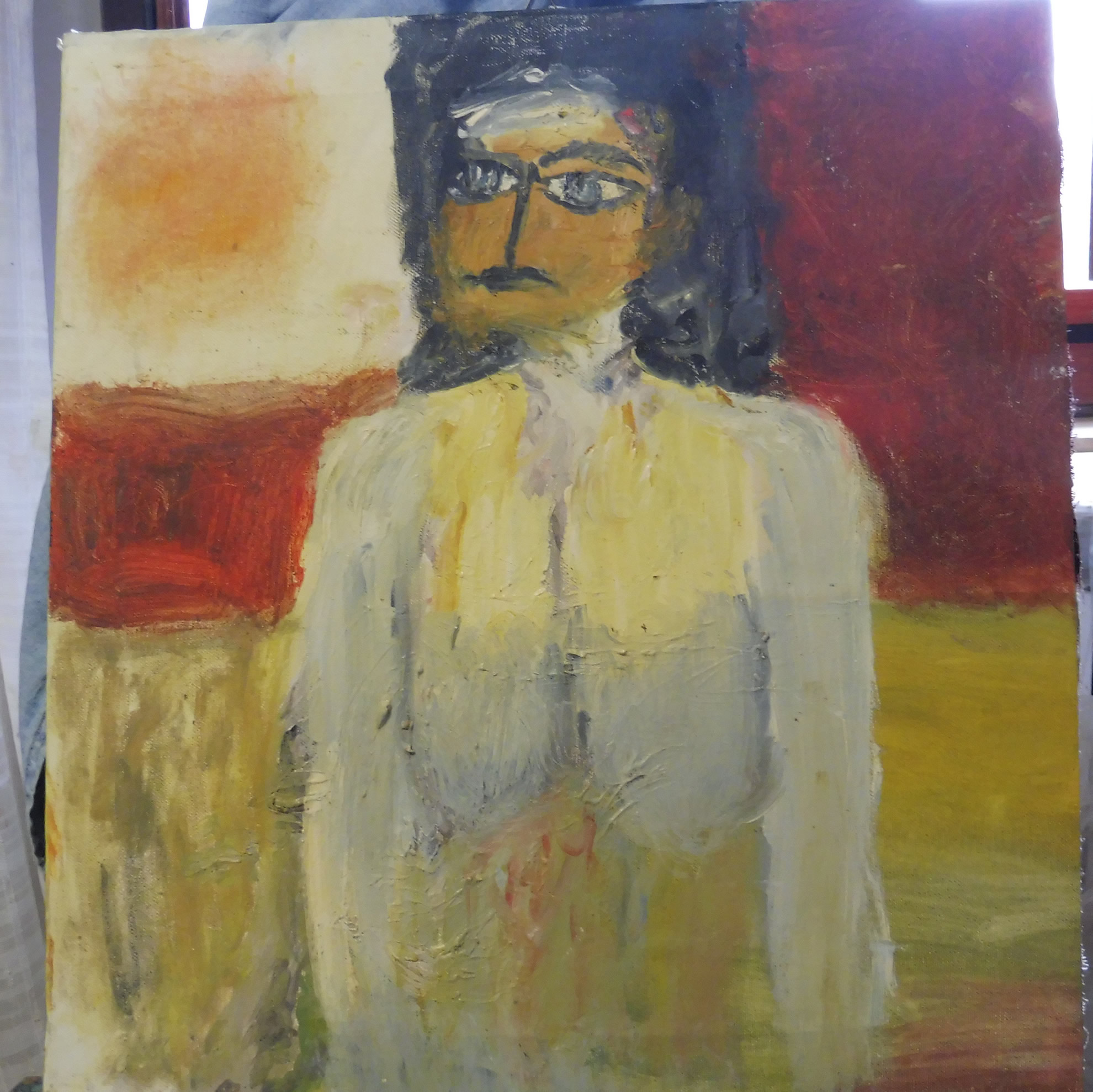 Figura di donna 2  - Olio su tela - 45x50